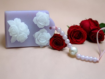 (image for) zeepketting boeketje op een lintje